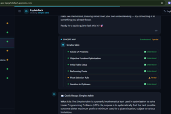 ExplainBack Learning Tool