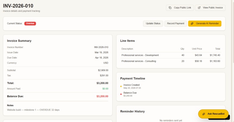 CashFlow Rescue OS – screenshot 5