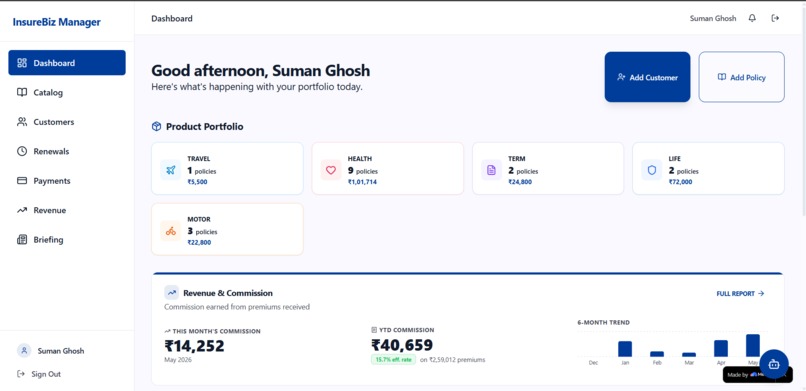 InsureBiz Manager – screenshot 2