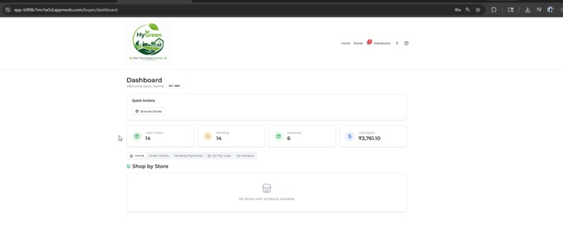 HyGreen Marketplace Platform – screenshot 2