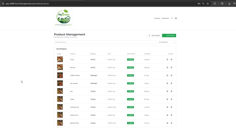 HyGreen Marketplace Platform – screenshot 4
