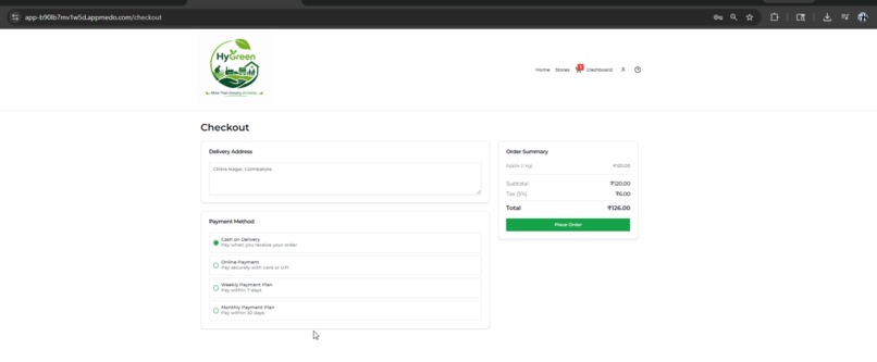 HyGreen Marketplace Platform – screenshot 5