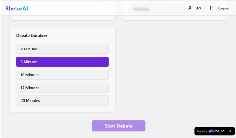 RhetorAI – screenshot 2