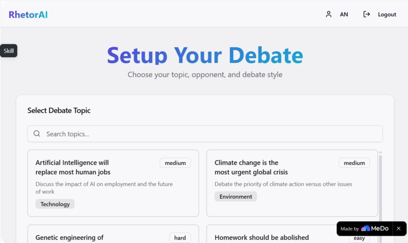 RhetorAI – screenshot 3