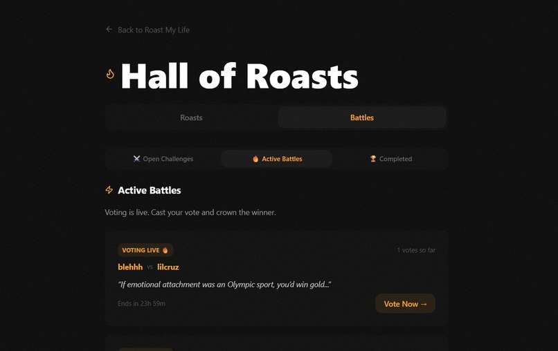ROAST MY LIFE  – screenshot 1