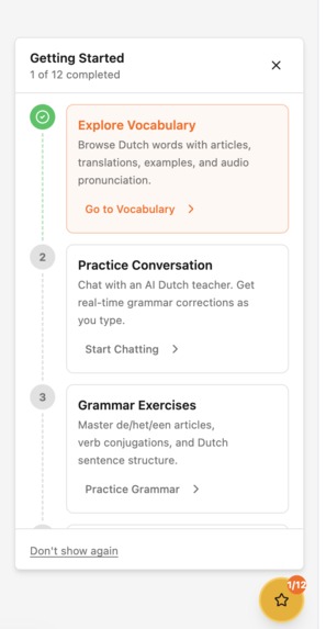 Dutch Language Learning App – screenshot 2
