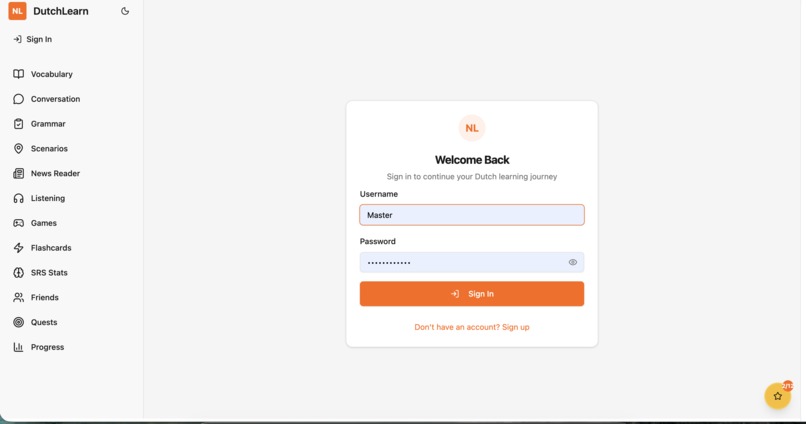 Dutch Language Learning App – screenshot 3