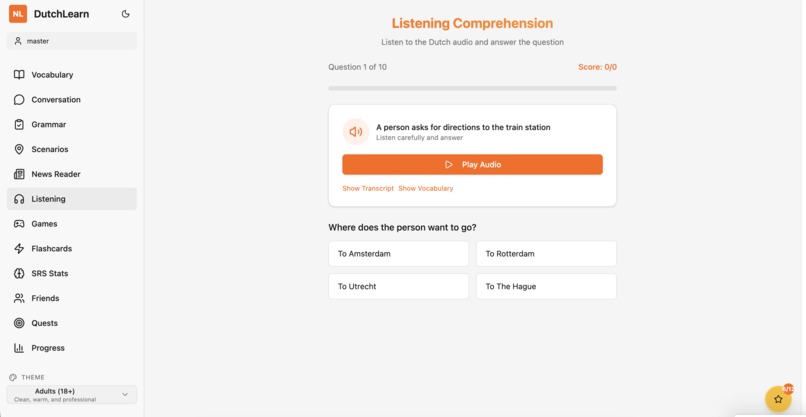 Dutch Language Learning App – screenshot 7
