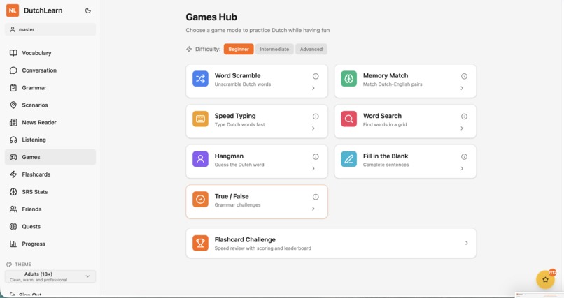 Dutch Language Learning App – screenshot 12