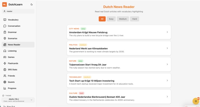 Dutch Language Learning App – screenshot 13