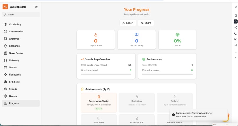 Dutch Language Learning App – screenshot 14
