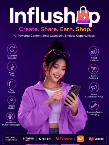 Influshop – screenshot 1