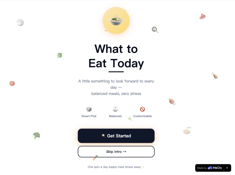 Spin a meal – screenshot 3