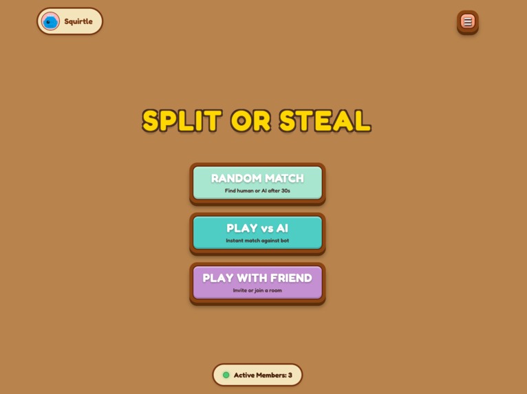 SPLIT OR STEAL – screenshot 1