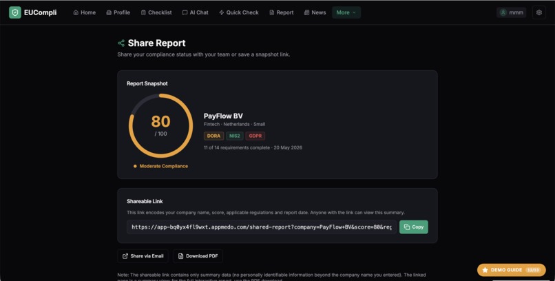 EUCompli – screenshot 9
