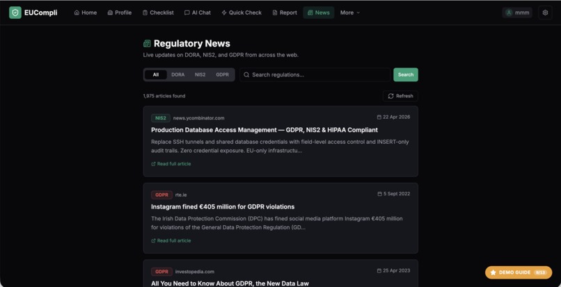 EUCompli – screenshot 13
