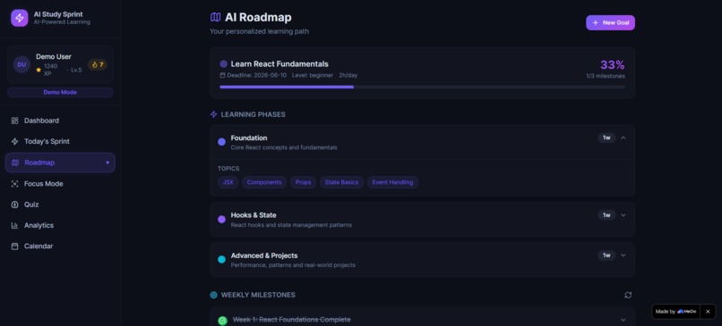 Momentum - AI Study Sprint – screenshot 7