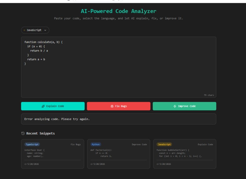 CodeSnip – screenshot 1