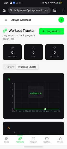 AI Gym & Fitness Assistant – screenshot 6