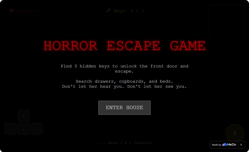 HORROR ESCAPE GAME – screenshot 1