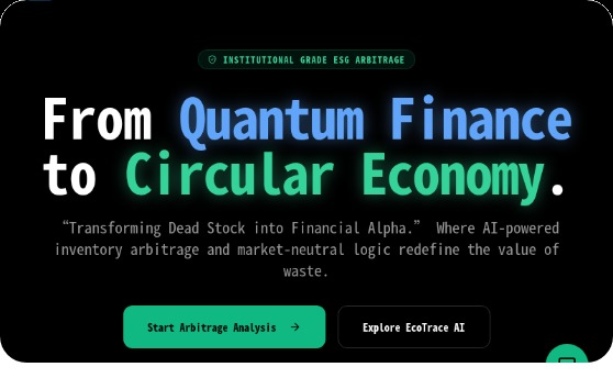 EcoTrace B2B — The Inventory Arbitrage Engine – screenshot 1