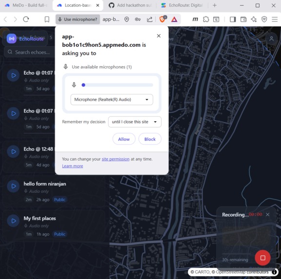 Echoroute – screenshot 3