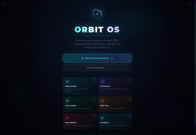 Orbit OS – screenshot 1