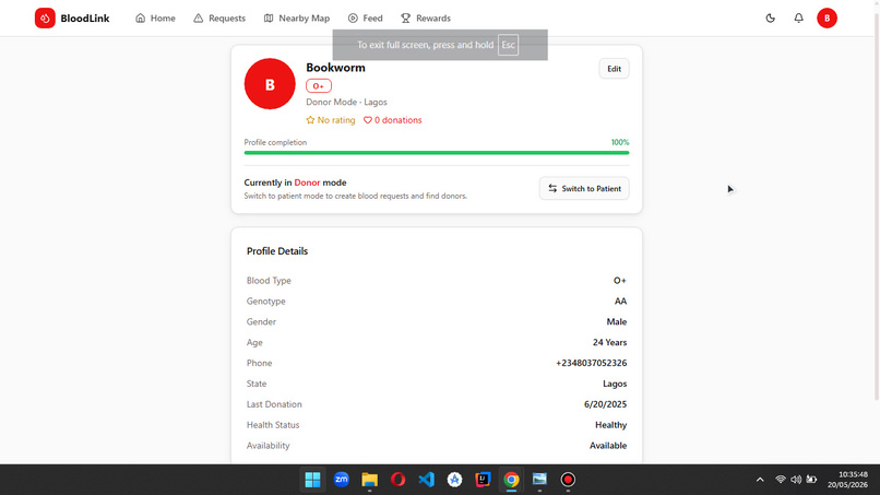 Bloodlink – screenshot 1