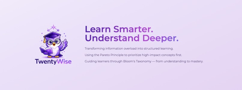 TwentyWise - Learn Smarter. Understand Deeper – screenshot 1