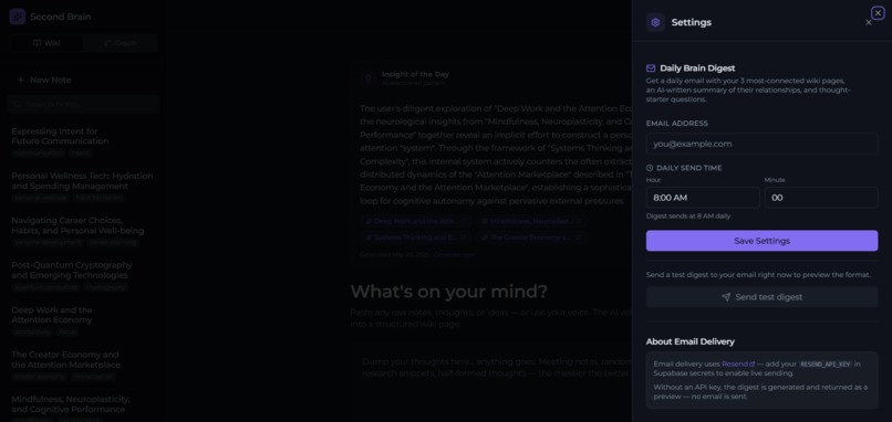 Second Brain – screenshot 3