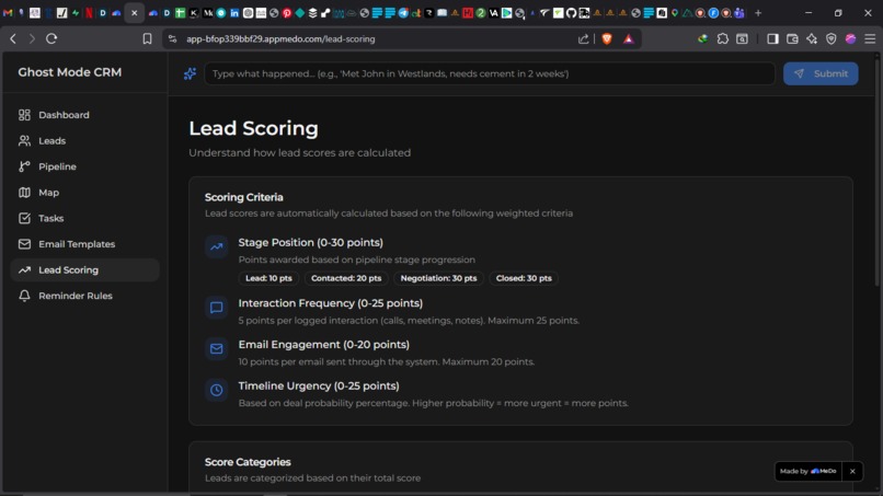 Ghost-Mode CRM – screenshot 5