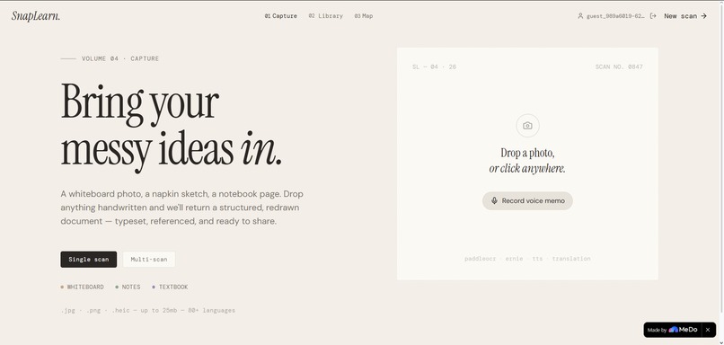 SnapLearn – screenshot 1