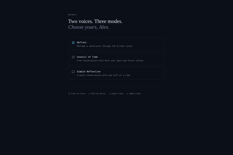 Refract – screenshot 2