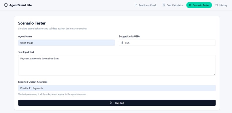 AgentGuard Lite - AI Agent Governance Studio – screenshot 5