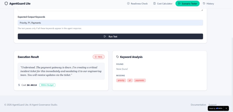 AgentGuard Lite - AI Agent Governance Studio – screenshot 7