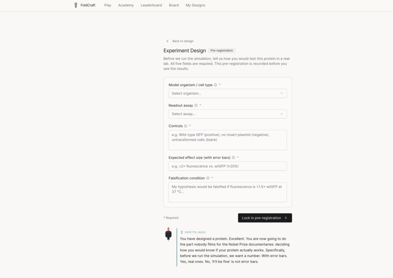 FoldCraft - edge bio lab and simulation – screenshot 4