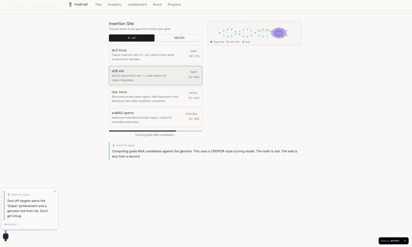 FoldCraft - edge bio lab and simulation – screenshot 7