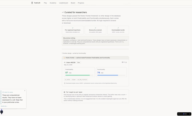 FoldCraft - edge bio lab and simulation – screenshot 12