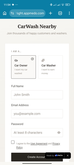 On-Demand Car Wash App – screenshot 6