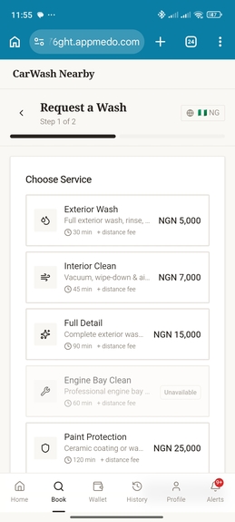 On-Demand Car Wash App – screenshot 8