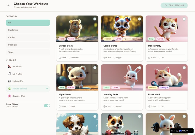 Kawaii Workout! – screenshot 3