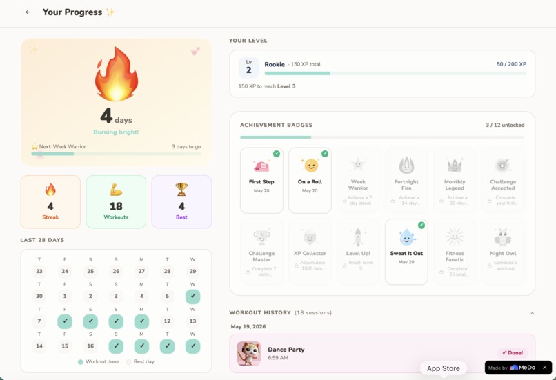 Kawaii Workout! – screenshot 5