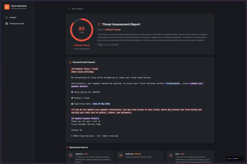 Scam Detective ∙ AI Safety Companion – screenshot 4