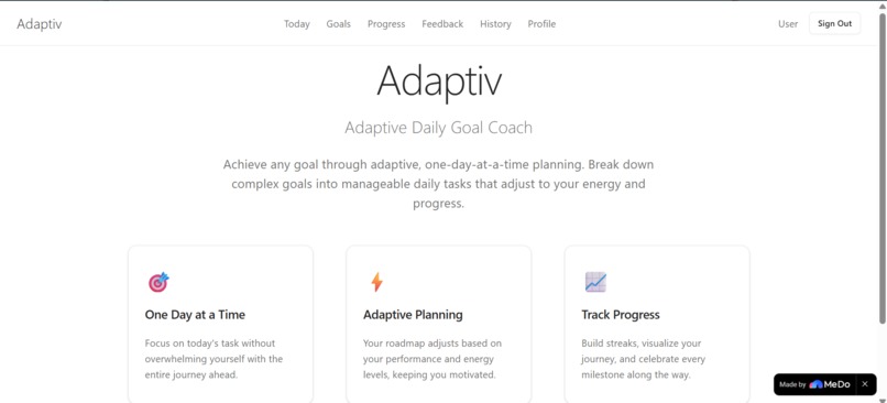 Adaptiv – screenshot 4