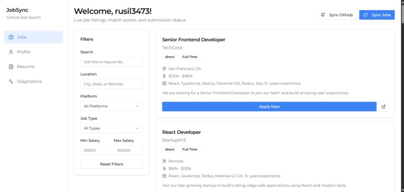 JobSync – screenshot 4