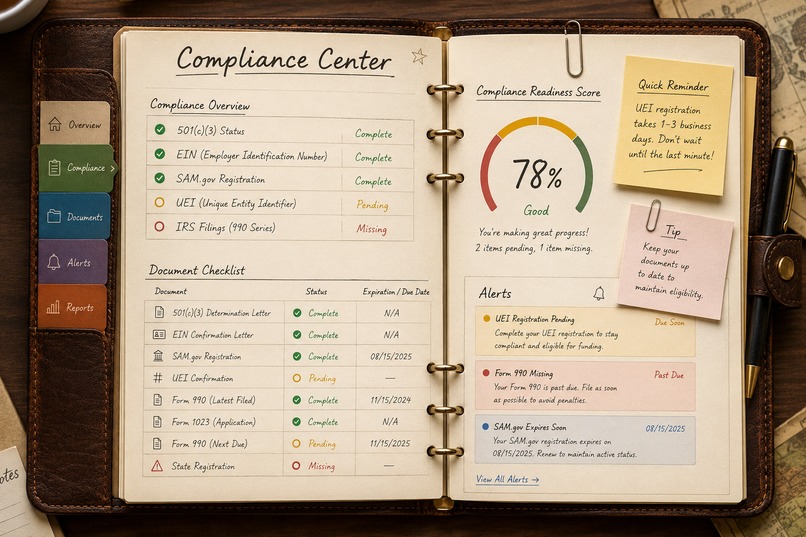 GrantOS -  Powered by MeDo – screenshot 8