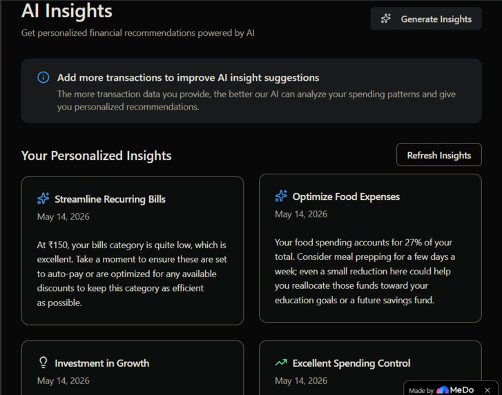 AI FINANCE ASSISTANT – screenshot 5