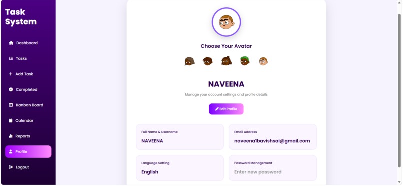 TaskFlow AI – Smart Productivity & Task Management System – screenshot 10
