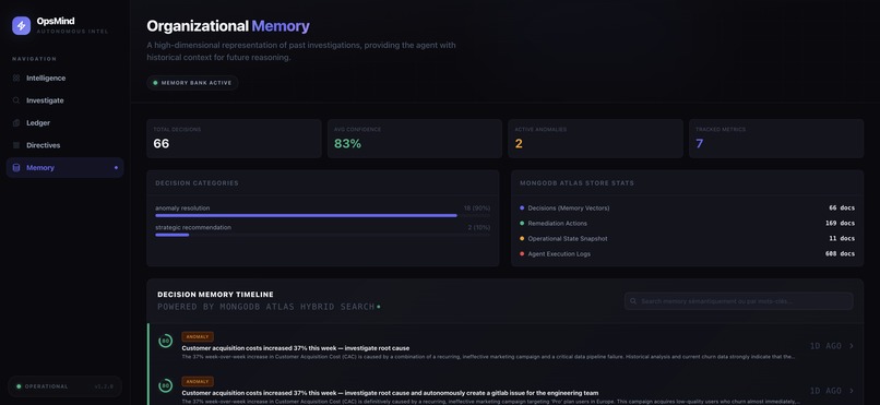 OpsMind – screenshot 1