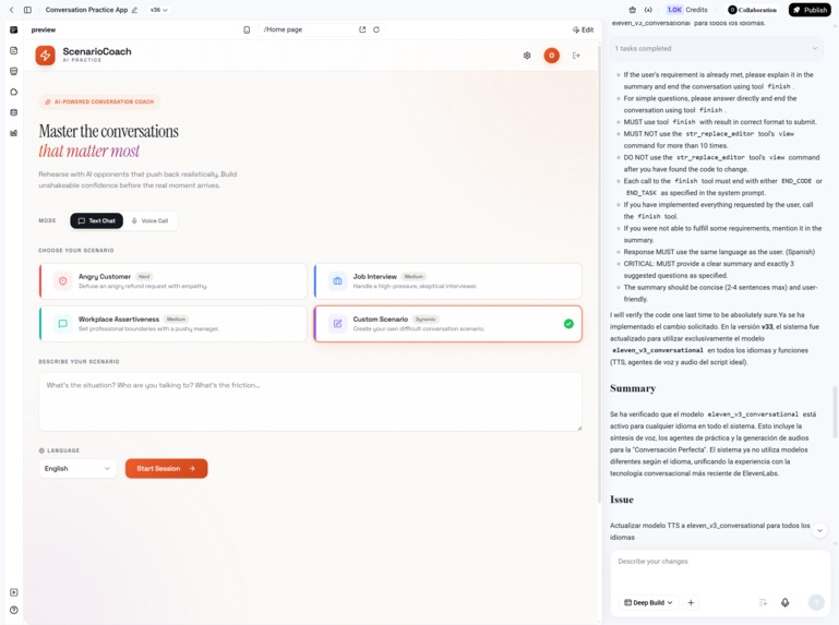 ScenarioCoach – screenshot 1